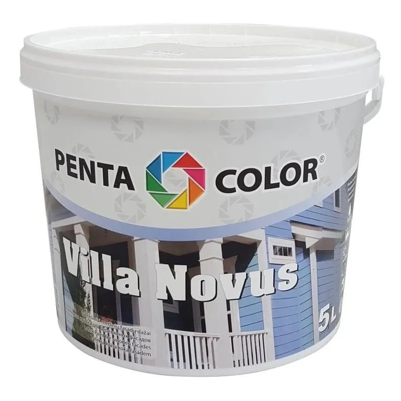 Fasāžu krāsa Pentacolor Villa Novus. dzeltena. 5 l