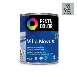 Fasāžu krāsa Pentacolor Villa Novus. pelēka. 1 l