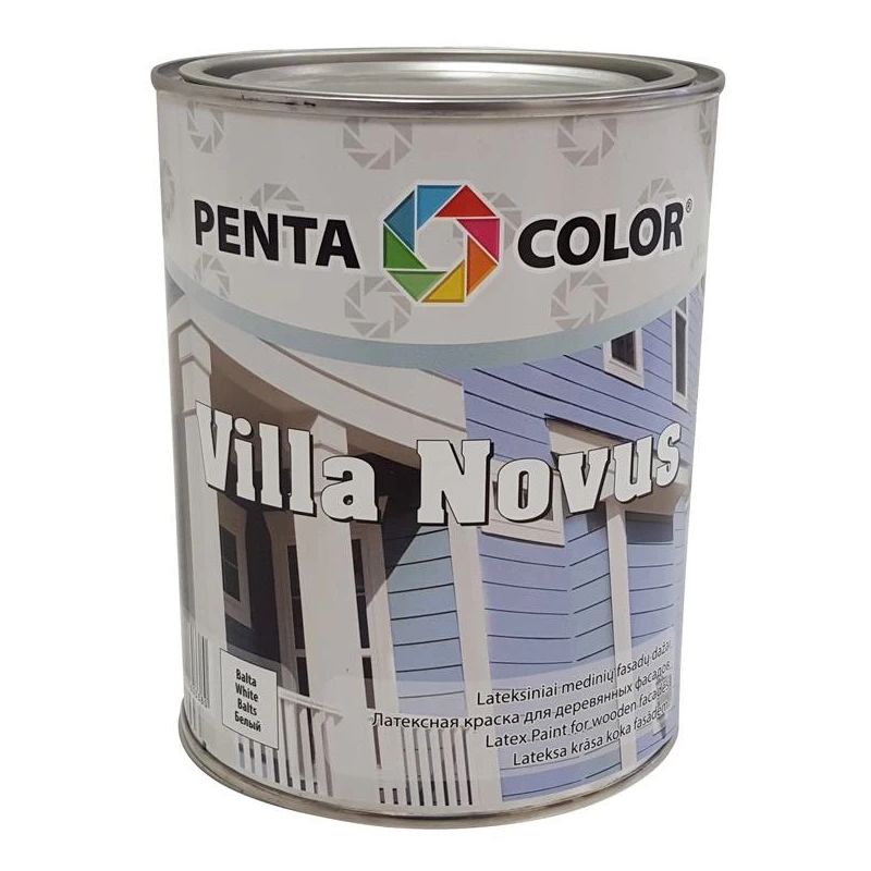 Fasāžu krāsa Pentacolor Villa Novus. pelēka. 1 l