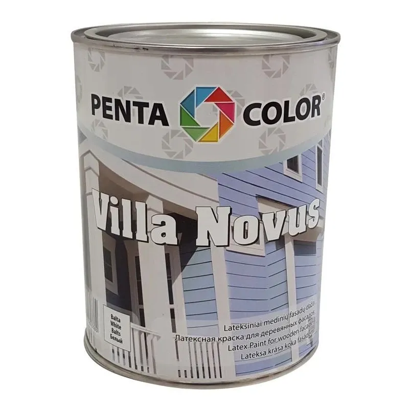 Fasado dažai Pentacolor Villa Novus, pilka sp., 1 l