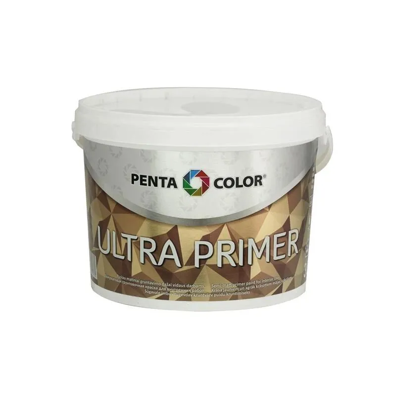 Gruntiniai dažai Pentacolor Ultra Primer, balta sp., 3 l