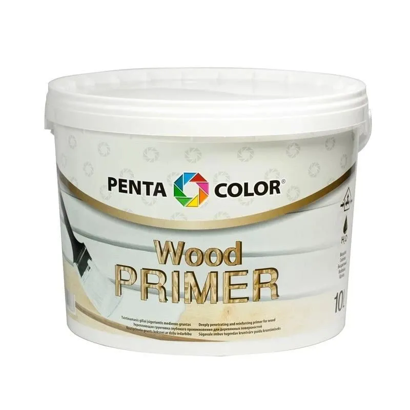 Грунт дерево Pentacolor Villa Novus Primer, бесцветный, 10 л
