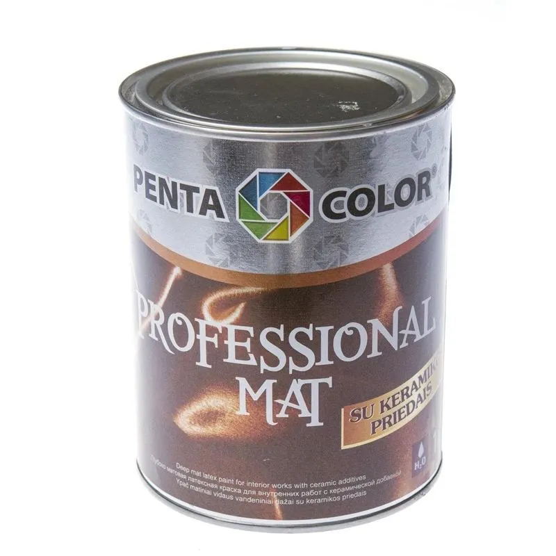 Krāsas pamatne Pentacolor Professional Matt, emulsija, pilnīgi matēta, 1 l