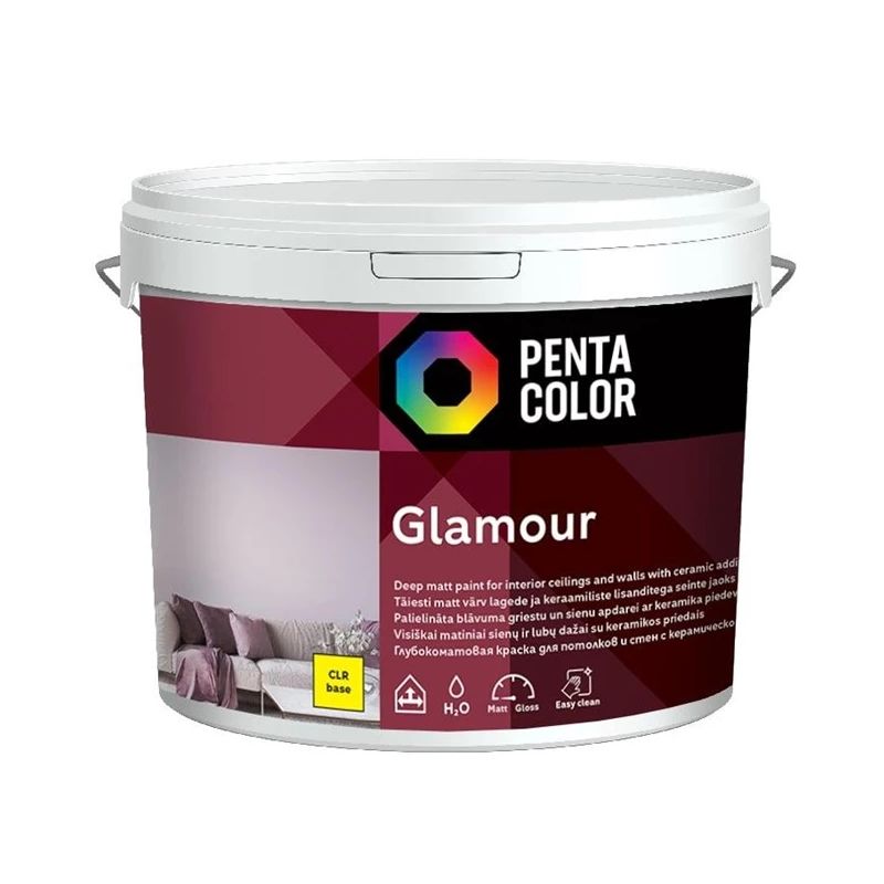 Krāsas pamatne Pentacolor Glamour. emulsija. 3 l