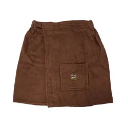 Pirts priekšauts NAMŲ TEKSTILĖ. 75x150cm. brūns