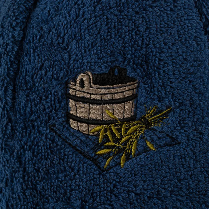 Pirts cepure Namų Tekstilė, kokvilna, 27 x 27 cm, zila krās.