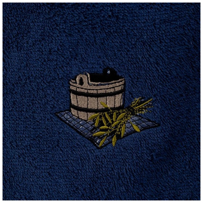 Pirts priekšauts zils kokvilnas 55x150