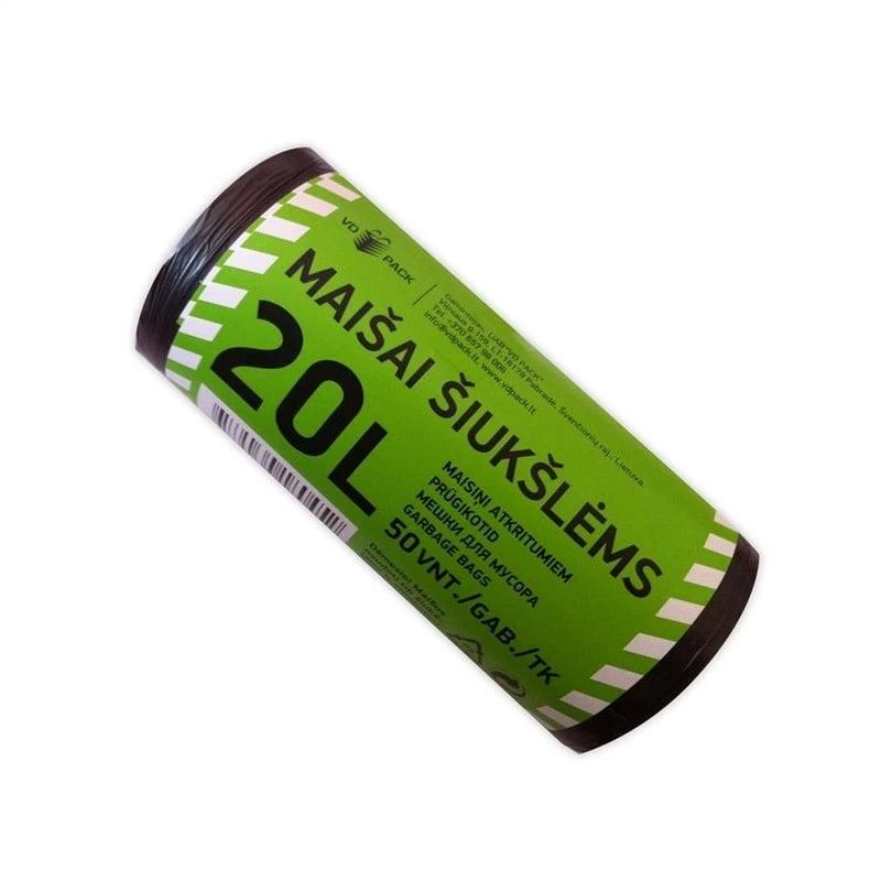 Atkritumu maisi. 20 l. 50 gab.. 7MK