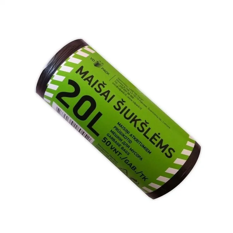 Atkritumu maisi VD Pack 7MK, 20 l, 50 gab.
