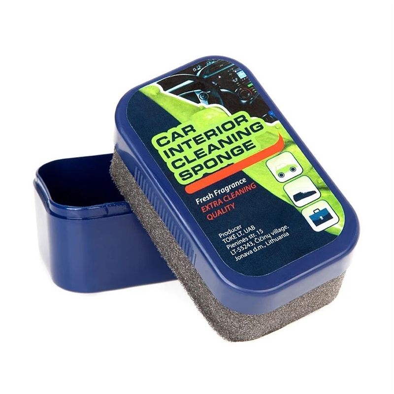 Automobiļu salona sūklis apdares tīrīšanai