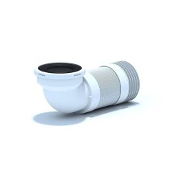 Pagarinātājs wc lokanais 90° k719reu ,aniplast,