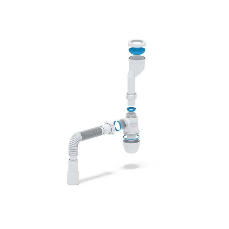 Sifons pisuāra elastīgu cauruli U1016EU ,ANIPLAST,