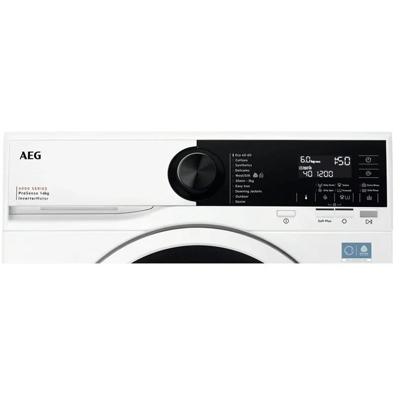 Veļas mašīna AEG 6000 sērija L6SE26WE, 6 kg, balta