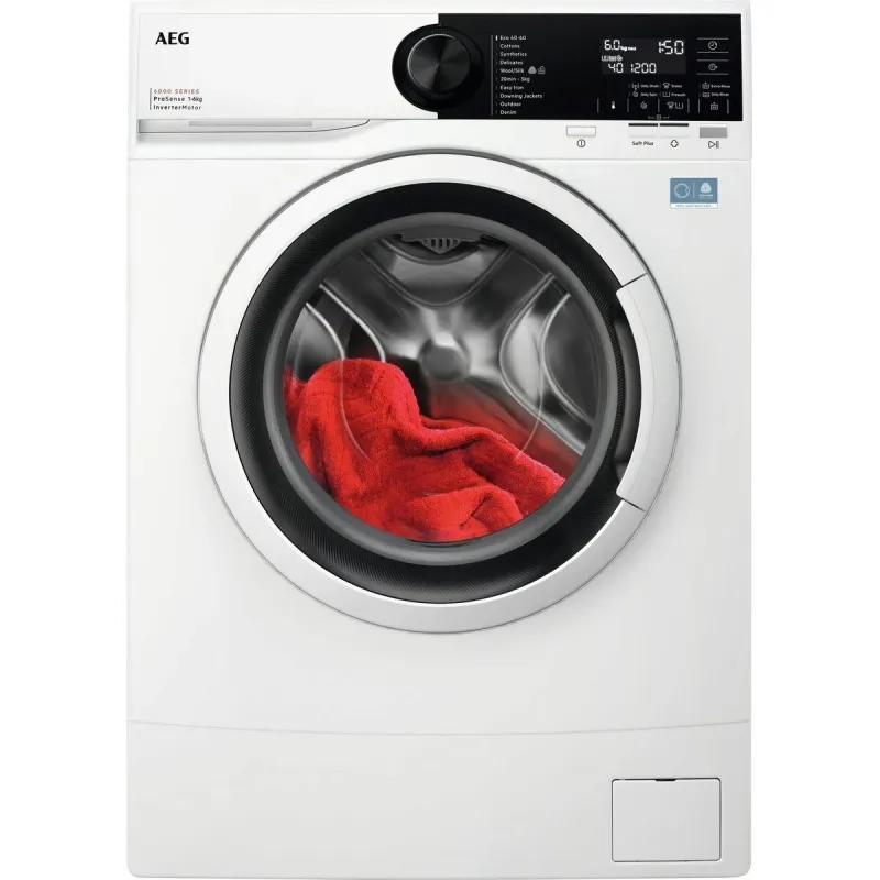 Veļas mašīna AEG 6000 sērija L6SE26WE, 6 kg, balta