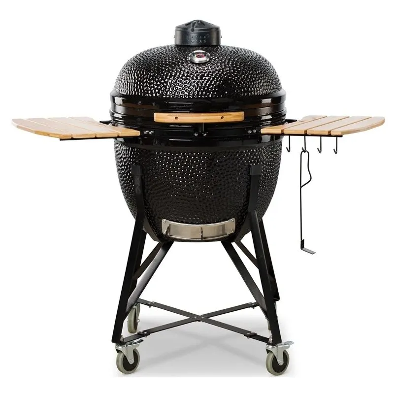 Grils Kamado Bono Grande, melna krās., 59 cm
