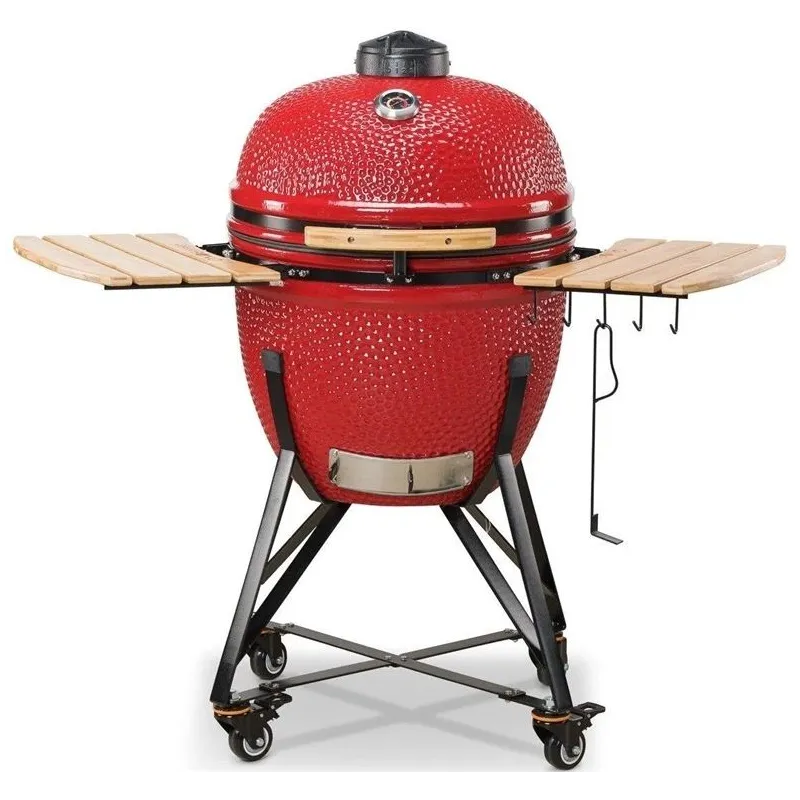 Grils Kamado Bono Grande, sarkana krās., 59 cm