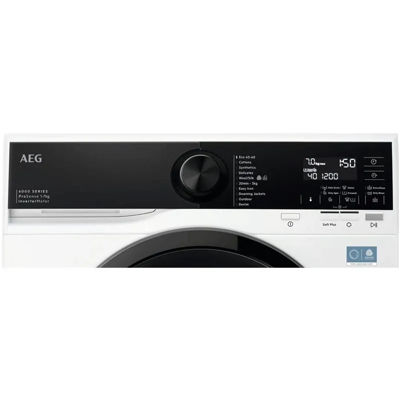 Pesumasin AEG 6000 seeria L6SE27DE, 7 kg, valge