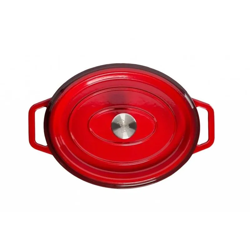 Puodas Grand feu OVALRED 5.6l, 40 cm x 31 cm x 16 cm