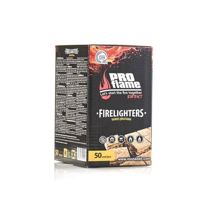Aizdedzinātājs Pro Flame Expert Firelighters