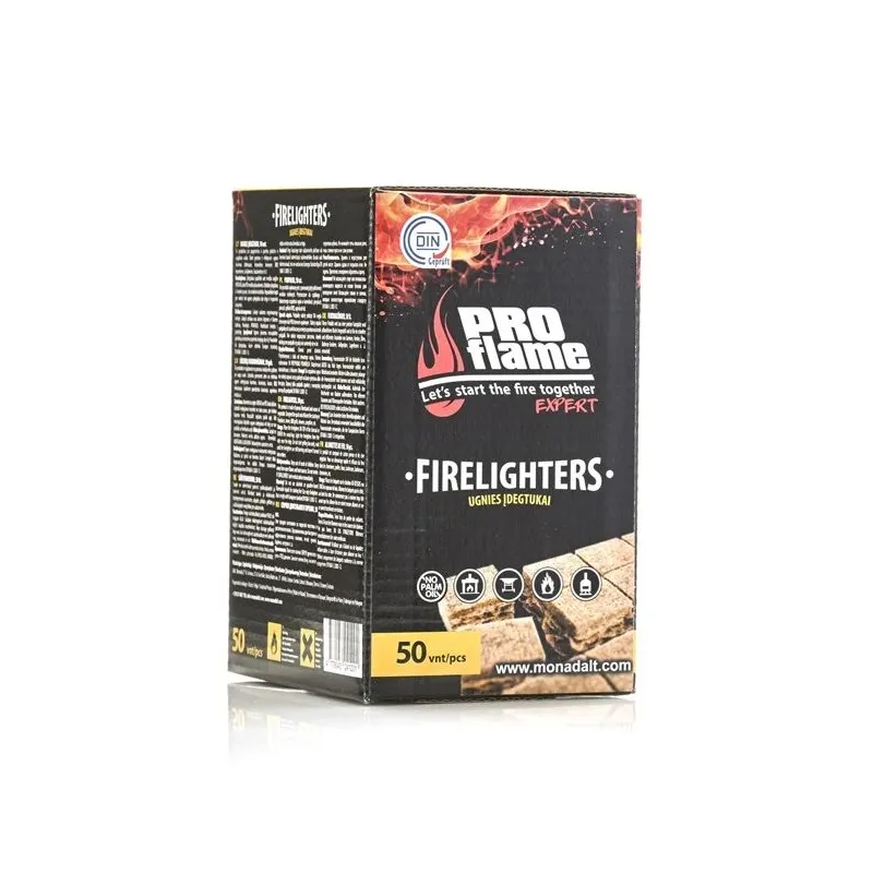 Aizdedzinātājs Pro Flame Expert Firelighters