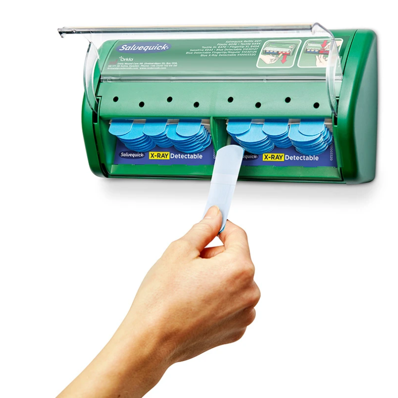 Ar detektoru atrodami plāksteri, rezerves iepak., Cederroth