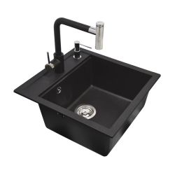 Tesa izlietne ar maisītāju SQT100-601W-7783 melna