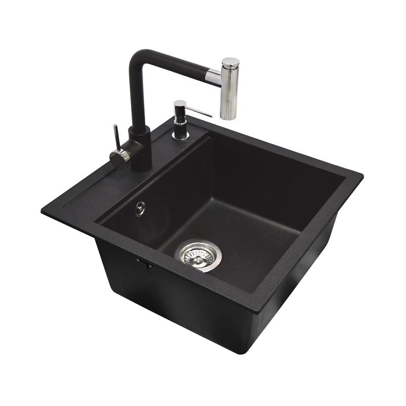 Tesa izlietne ar maisītāju SQT100-601W-7783 melna