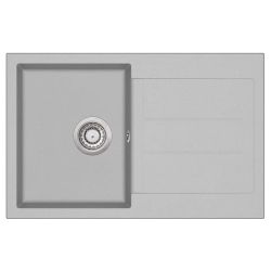 Virtuves izlietne Aquasanita Tesa SQT101-202AW. 78x50x20 cm