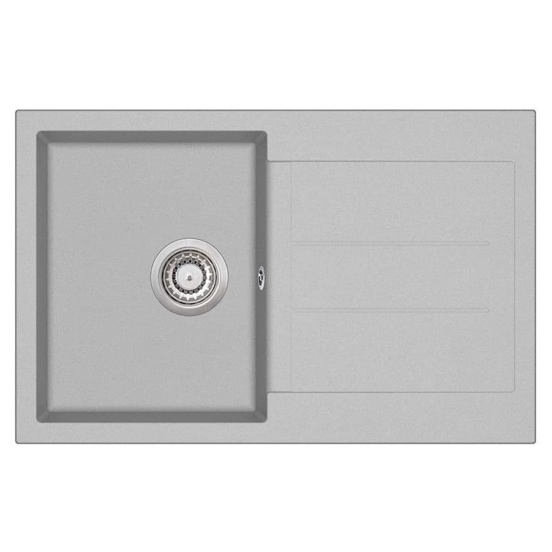 Virtuves izlietne Aquasanita Tesa SQT101-202AW. 78x50x20 cm