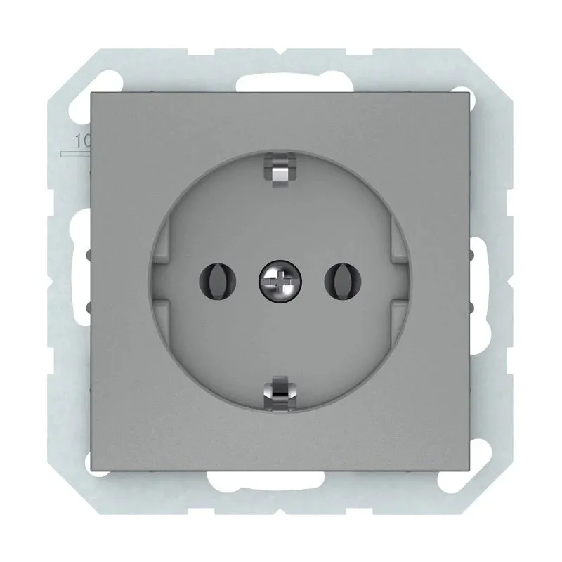 Kontaktligzda Vilma QR1000 RP16-002-02, Iezemēta rozete, matēts pelēks