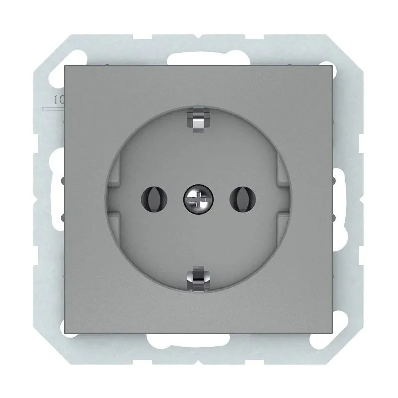 Kontaktligzda Vilma QR1000 RP16-002-02, Iezemēta rozete, matēts pelēks