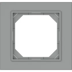 Ühe koha raamid Vilma QR1000, matt hall v.