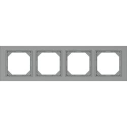 Rāmis 4vietas pelēks r04 qr1000 fit line