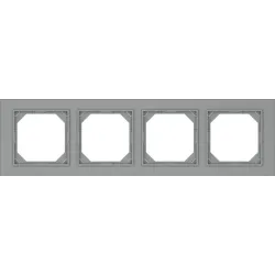 Neljane raam Vilma QR1000, matt hall v.