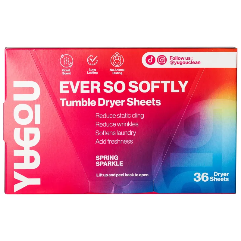 YUGOU Spring Sparkle aromatizētas salvetes veļai 36gab