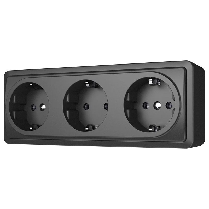 Trīskāršā kontaktligzda Vilma SL+250. ziloņkaula