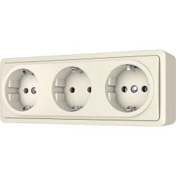 Trīsvietīga kontaktligzda VILMA SL+250, dr. kaula kr.