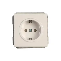 Kištukinis lizdas Vilma ST150 111010202109, su įžeminimu, balta sp.