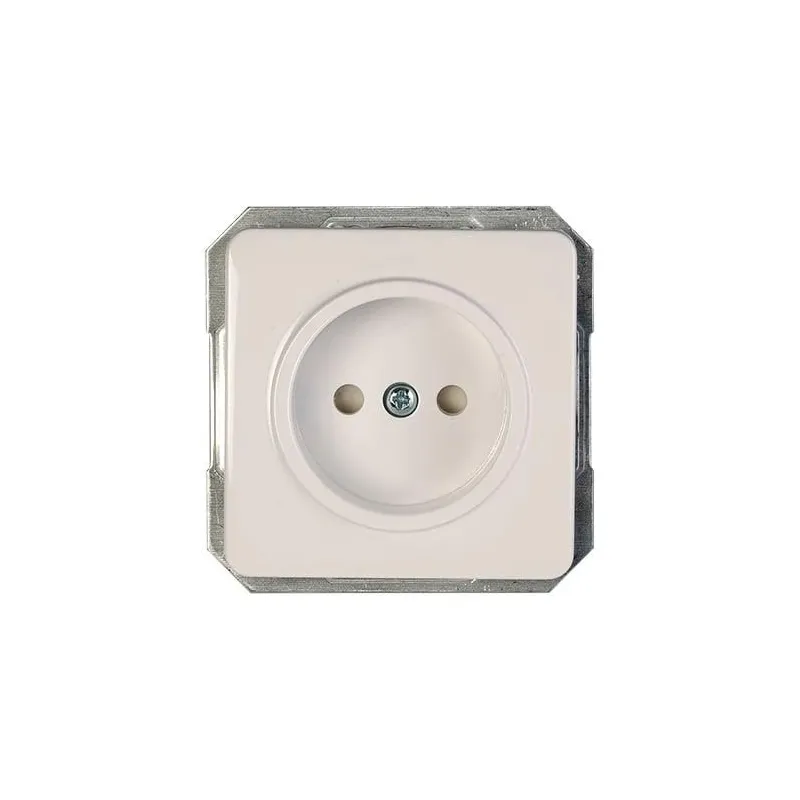 Kontaktligzda Vilma LX200 111020201109, rozete bez zemējuma, balta