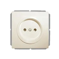 Kištukinis lizdas Vilma ST150 111010201201, be įžeminimo, dramblio kaulo sp.