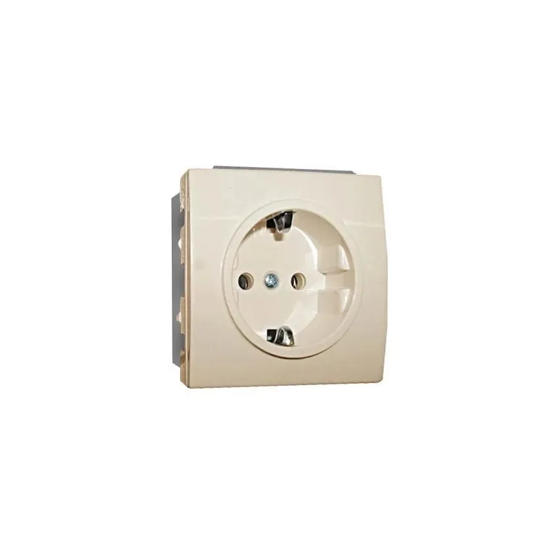 Kontaktligzda Vilma ST150 111010202201, Iezemēta rozete, ziloņkaula