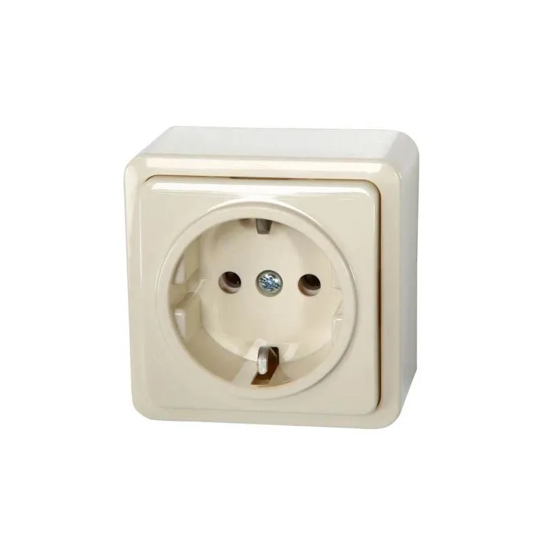 Kontaktligzda Vilma SL+250 RP16-002V, Iezemēta rozete, ziloņkaula krās.