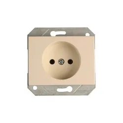 Kištukinis lizdas Vilma XP500 111050201201, be įžeminimo, dramblio kaulo sp.