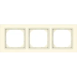 Тройная рамка Vilma QR1000 FIT LINE, слоновая кость