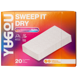 YUGOU sausās lupatiņas - rezerves grīdas uzkopšanai 20gab