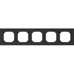 Penkiavietis rėmelis Vilma QR1000 FIT LINE, matinė juoda sp.