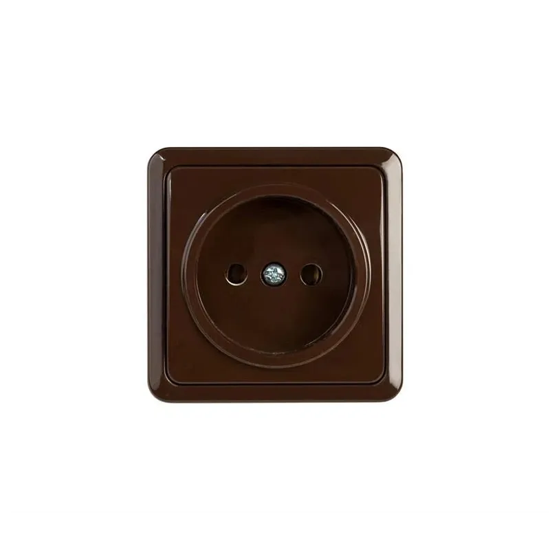 Kontaktligzda Vilma SL+250 RP16-001V, rozete bez zemējuma, brūna