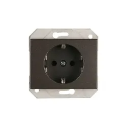 Розетка Vilma XP500 111050202701, c заземлением, антрацитовый