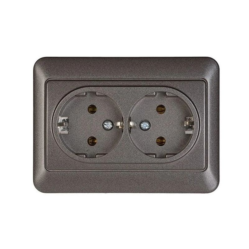 Kontaktligzda 1+1 z-k rp16-021 sl melna