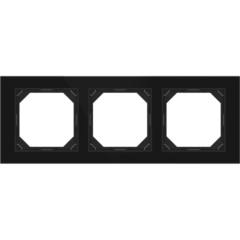 Rāmis 3PL Vilma QR1000, melns stikls